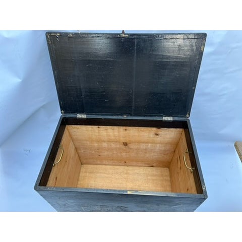 Chinoiserie Wood Trunk For Sale - Image 14 of 16