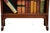 Wood Slim Mahogany and Inlaid Open Bookcase, 1900s For Sale - Image 7 of 17