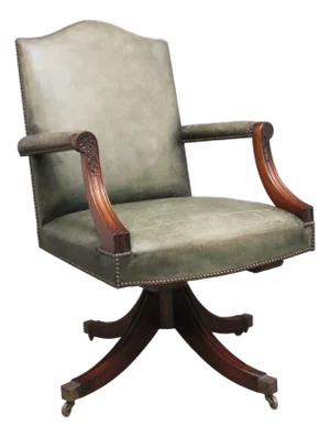 Vintage Mahogany Desk Chair, 1920