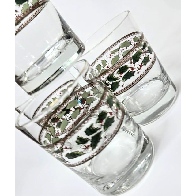 Late 20th Century Hollywood Holiday Double Old Fashioned- Set of Four For Sale - Image 6 of 14