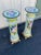 32" Italian Capodimonte Porcelain Columns or Pedestals- A Pair For Sale - Image 12 of 12