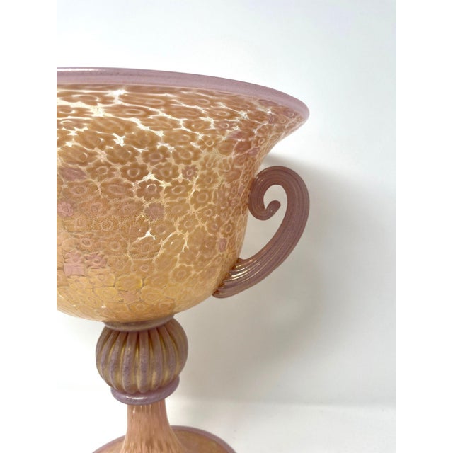 Glass Millefiore Murano Glass Urn For Sale - Image 7 of 7