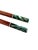 Asian Modern Vietnamese Wooden Chopsticks for 8 With Green Mother of Pearl Marbled Tips Decorative Storage Box and Coordinating Rests - 25 pcs For Sale In New York - Image 6 of 10