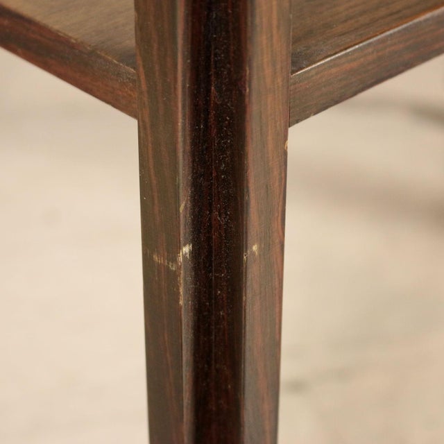 Brown Italian Rosewood Veneer Service Cart, 1960s For Sale - Image 8 of 11