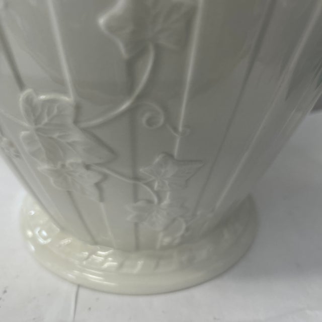 Ivory 1990s Wedgwood Classic Garden Fluted Ceramic Vase For Sale - Image 8 of 8