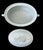 1980s Apilco White Porcelain Covered Roaster / Casserole France Rooster Lid Oval Baker For Sale - Image 5 of 8