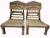 Low Indian Hand-Carved Chairs with Elephant Backrests, 1950s, Set of 2 For Sale - Image 16 of 18