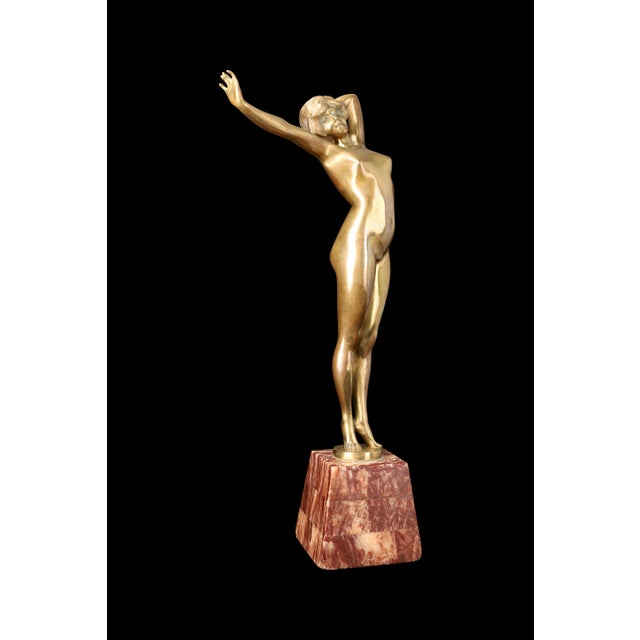 Paul Philippe, The Awakening, 1920s-1940s, Gilt Bronze For Sale - Image 12 of 14