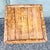 Boho Chic Vintage Burnt Tortoise Shell Finished Bamboo Pedestal/Plant Stand For Sale - Image 3 of 7
