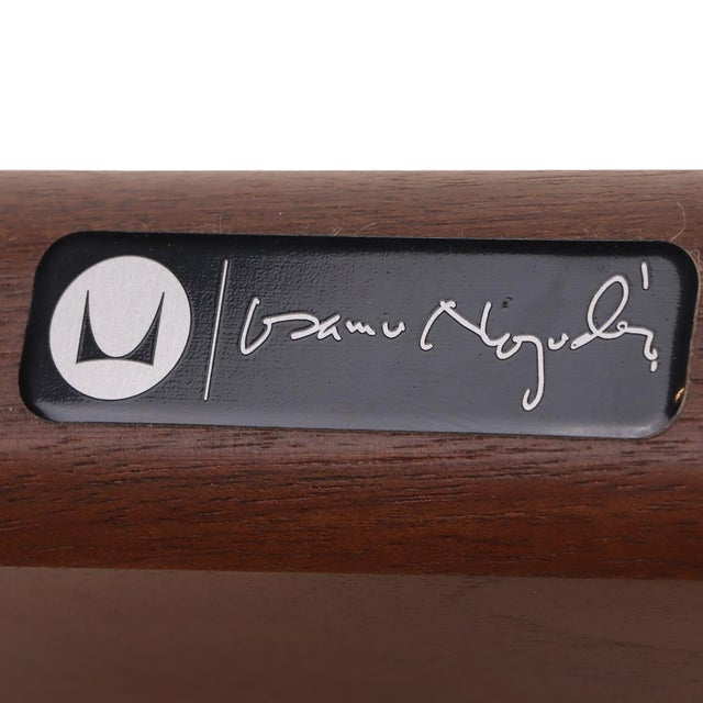 Isamu Noguchi Walnut and Glass Top Coffee Table by Noguchi for Herman Miller For Sale - Image 4 of 5