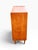 Mid-Century Danish Modern Teak Tallboy Dresser | Six Drawers With Carved Oval Pulls For Sale - Image 10 of 11