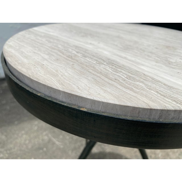 Marble Top Side Tables 1990s - A Pair For Sale - Image 11 of 18