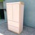 Postmodern Postmodern Pink Gloss Laminate and Faux Bamboo Armoire For Sale - Image 3 of 9