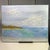 Ocean Seascape Painting "Toes in the Sand" Acrylic Mixed Media on Canvas 14"x11" For Sale - Image 6 of 7