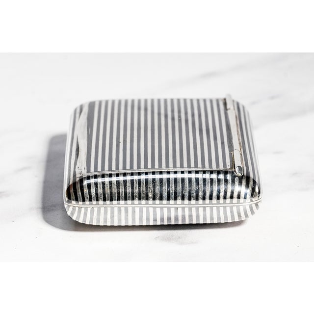 Exceptional Antique European Continental 900 Silver Niello Case Snuff Box Tobacciana Luxury Silver Collectible For Sale - Image 10 of 15
