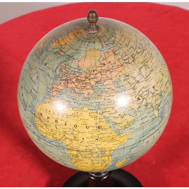 Terrestrial Globe by J. Forest, Paris, 19th Century For Sale - Image 10 of 12