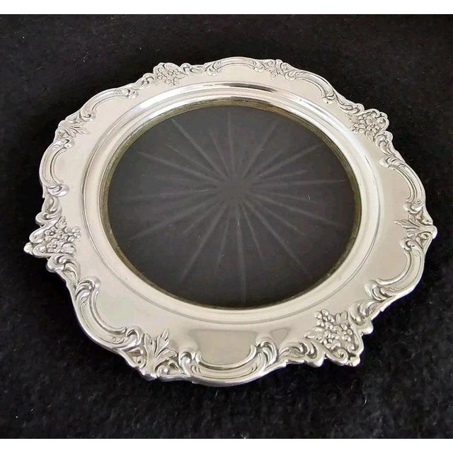 2000 - 2009 Vintage American Sterling Silver and Cut Glass Bon Bon Dish For Sale - Image 5 of 18
