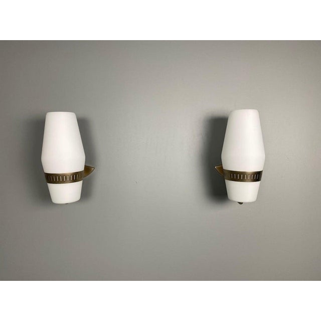 1950s Italian Wall Lights by Stilnovo, 1950, Set of 2 For Sale - Image 5 of 11