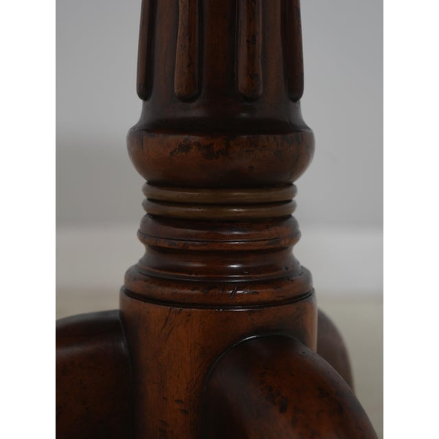Jonathan Charles Round English Style Drum Table For Sale - Image 10 of 18