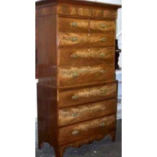 English English Mahogany Chest on Chest C.407 For Sale - Image 3 of 11