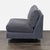 Modern Cb2 Cielo Modern Dark Gray Armless Lounge Chair For Sale - Image 3 of 8
