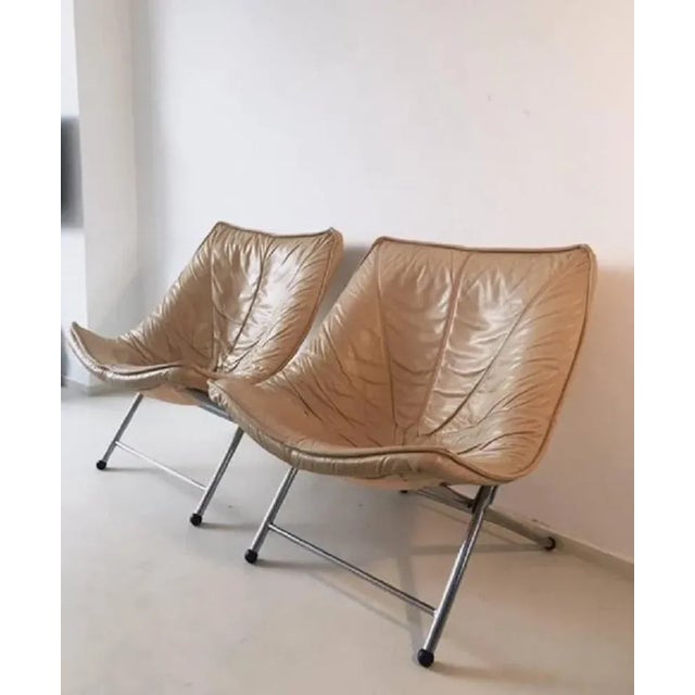 Mid-Century Modern Foldable Easy Chairs by Teun Van Zanten for Molinari, 1970s For Sale - Image 3 of 7