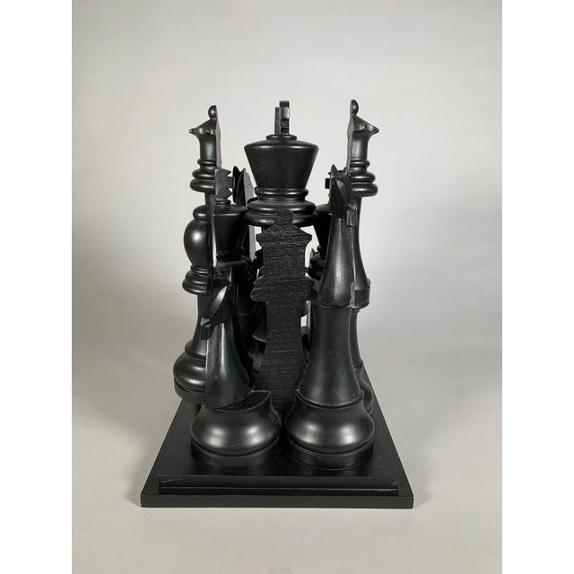 Plastic Arman Fernandez (1928-2005) - Sculpture, Gambit, The Great Chess Game (2003) - 45 cm For Sale - Image 7 of 11