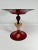 Traditional Vintage Murano Glass Compote For Sale - Image 3 of 6