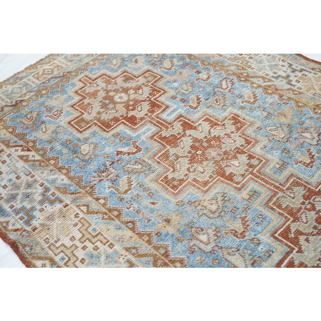 1920s Antique Persian Shiraz Rug 3'1'' X 4'9'' For Sale - Image 5 of 10