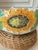 Vintage 12” Italian Sunflower Insized, Glazed Handpainted Terracotta Bowl For Sale - Image 13 of 18