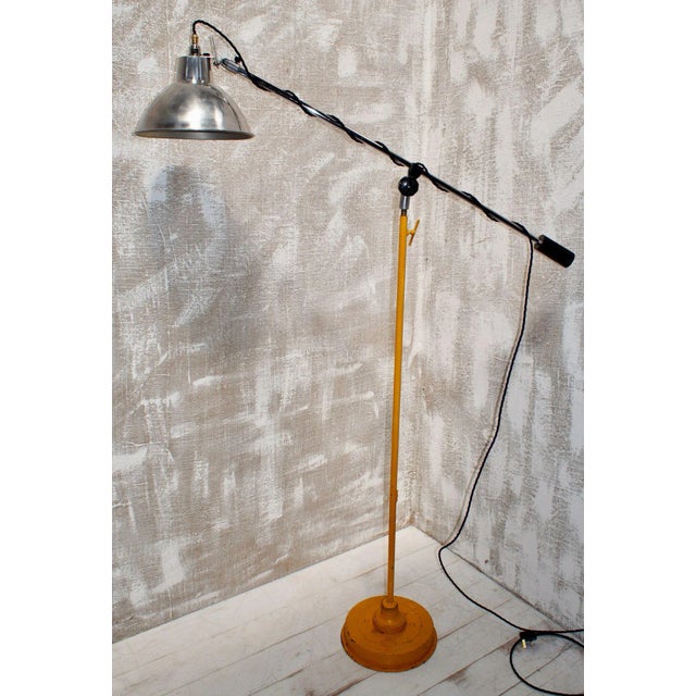 Metal Vintage Studio Floor Lamp from Photax London, 1950s For Sale - Image 7 of 12