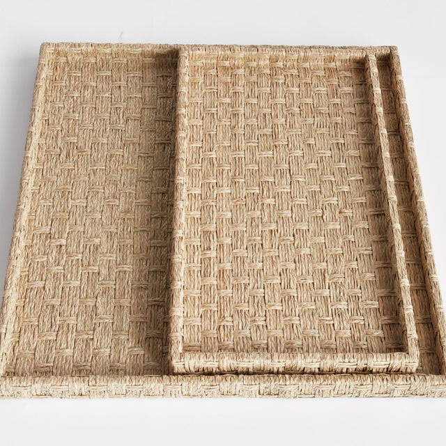 Kenneth Ludwig Chicago Wynn Trays Large, Set Of 2 For Sale - Image 4 of 8