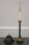Regency Style Green Column Table Lamp W. Tole Shade For Sale - Image 10 of 10