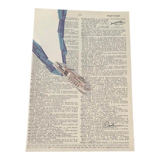 “Bon Voyage” Original Collage by Nancy Smith For Sale