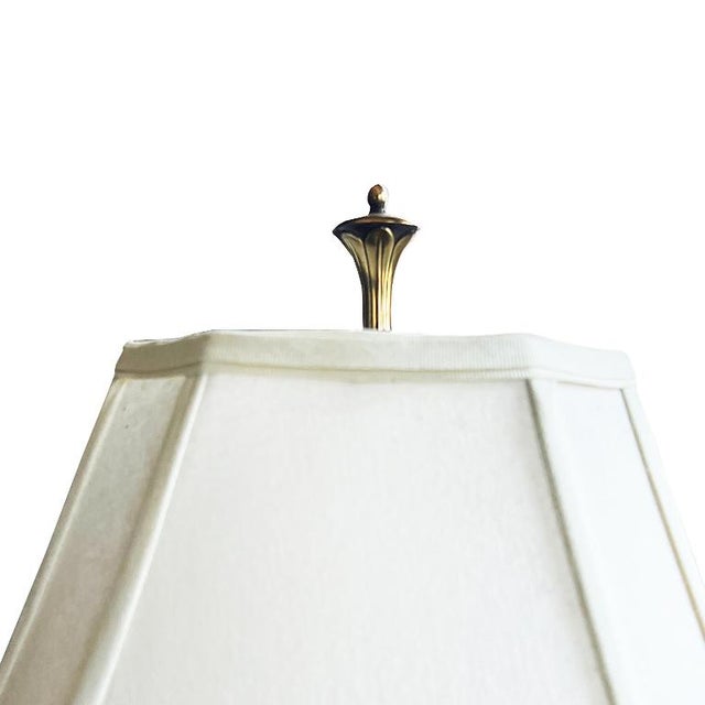 Mid-Century Modern Vintage Brass Rembrandt Table Lamp, Neoclassical Design, Circa 1950s For Sale - Image 3 of 12