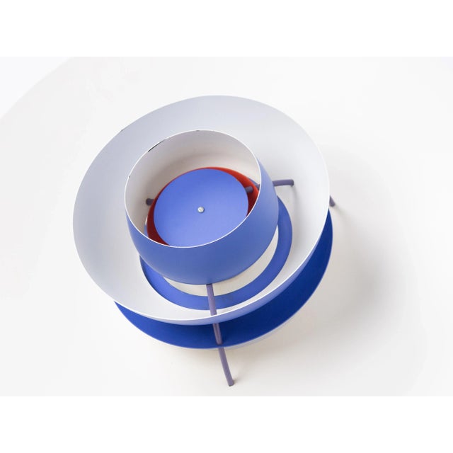 Blue Vintage Danish PH 5 Lamp by Poul Henningsen for Louis Poulsen, 1950s For Sale - Image 8 of 15