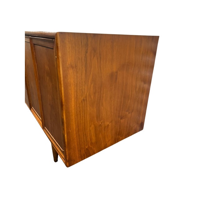 1950s Mid Century Modern Kipp Stewart for Drexel Declaration Walnut Credenza Buffet For Sale - Image 9 of 18