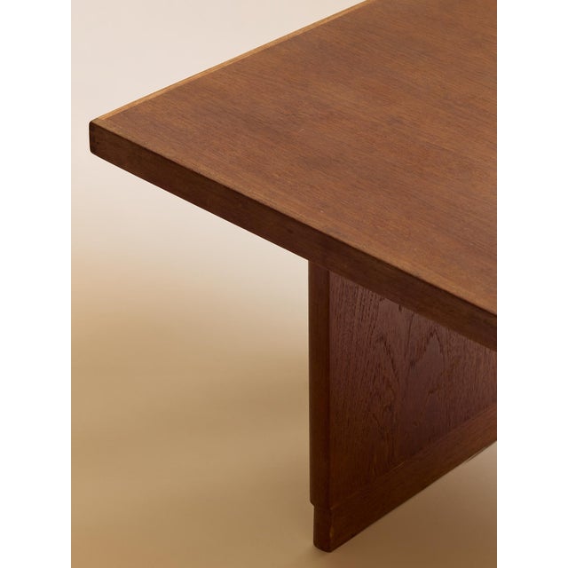 Brown The Vintage Mid-Century Brutalist Walnut Coffee Table For Sale - Image 8 of 9