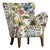 Armchair Redressed in Print from Gocken Jobs, 1940s For Sale