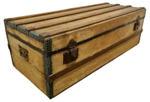 Spanish Folk Art Travel Chest
