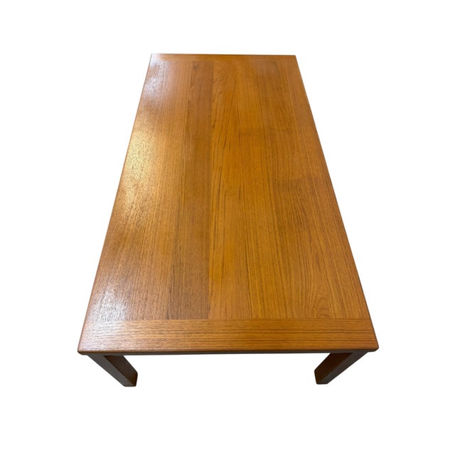 Mid 20th Century Mid-Century Danish Modern Teak Coffee Table - Refinished! For Sale - Image 5 of 5