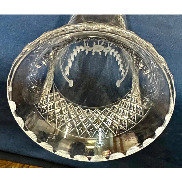 Late 19th Century Crystal Vase, signed HAWKES For Sale - Image 9 of 9
