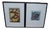 Maria Rajecka, Pair of Expressive Composition, 1950, Watercolor, Framed For Sale
