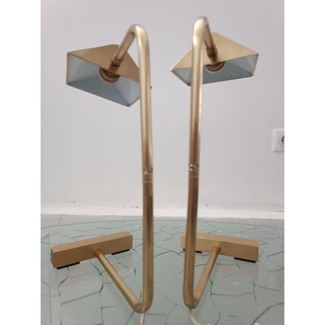 Table Lamps attributed to Cedric Hartman, 1960s, Set of 2 For Sale - Image 6 of 13