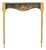 French Napoleon Empire Style Marble Bronzed Wall Console Table For Sale