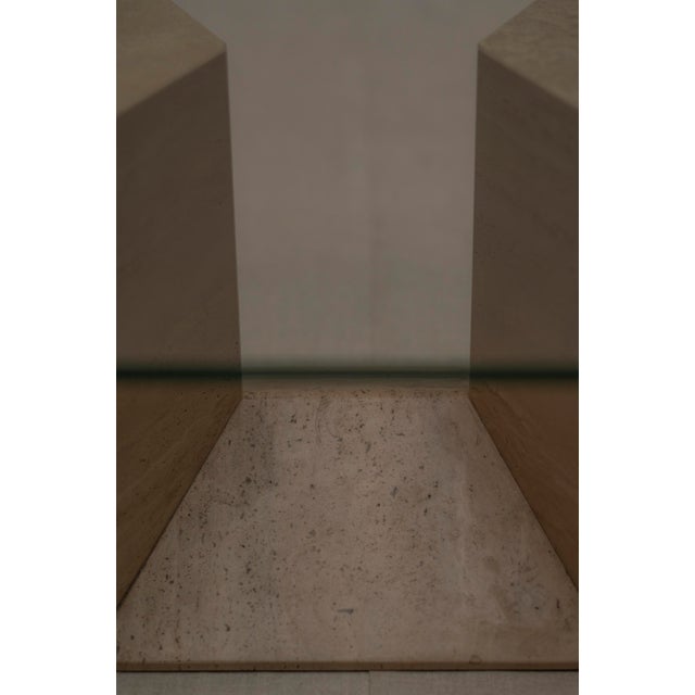 Italian Travertine Coffee Table, 1970s For Sale - Image 12 of 14