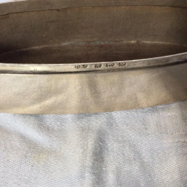 Silver Antique English Sterling Silver Dresser Box For Sale - Image 8 of 9