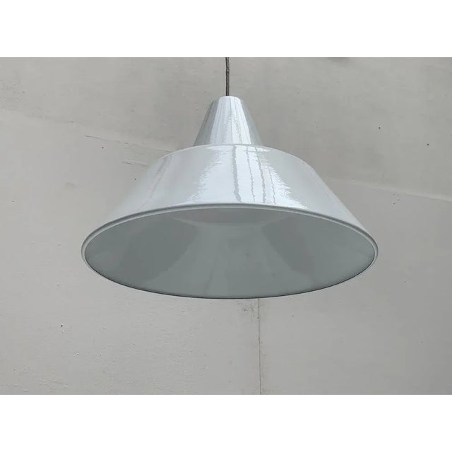 Large Mid-Century Danish Pendant Lamp by Emaille Amatur for Louis Poulsen For Sale - Image 18 of 18