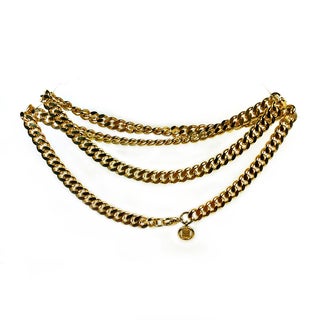 Givenchy Brass Chain Necklace For Sale