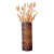 Royal Haeger Studio Pottery Cylinder Vase — Dark Chocolate Crackle Glaze, Mid-Century Modern For Sale